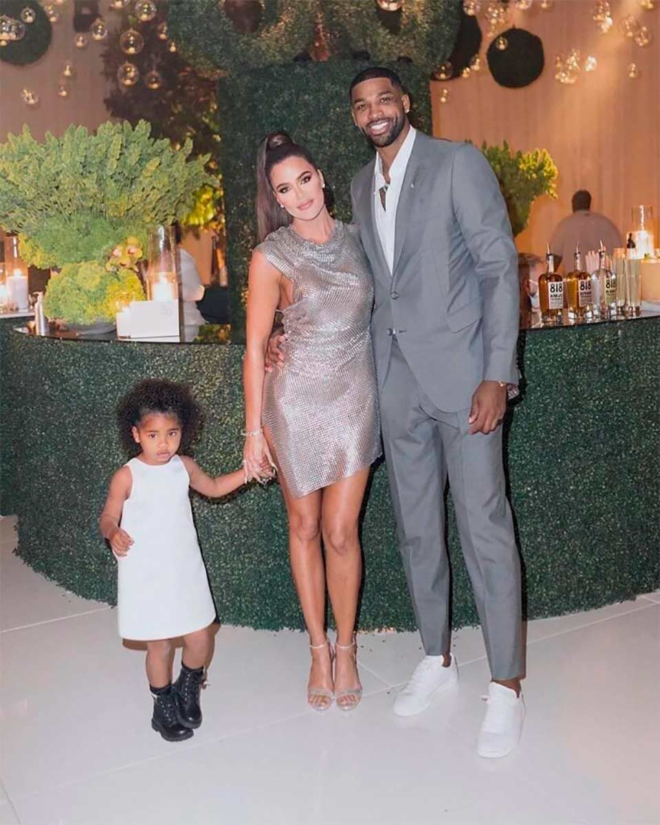 True, Khloé Kardashian, Tristan Thompson.