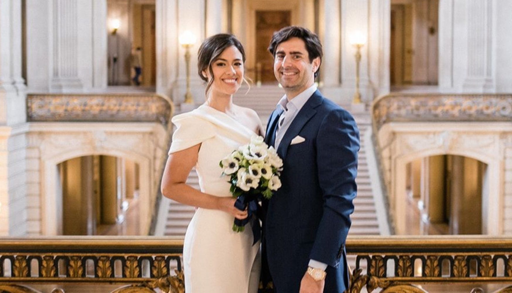 Marisol Herrera y Justin DeMola se casan en el City Hall de San Francisco