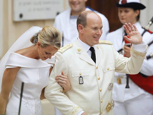 Charlene de Mónaco y el príncipe Alberto