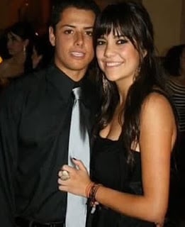 Chicharito Hernández y Lety Sahagún