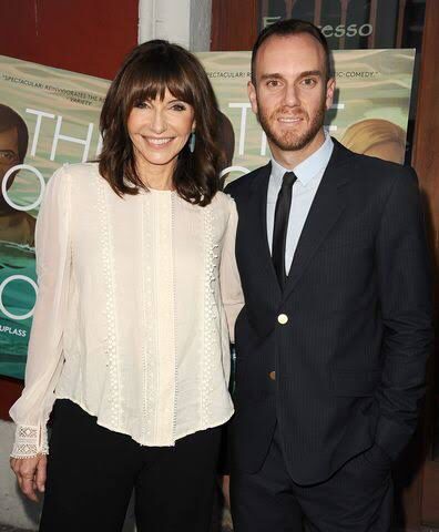 Mary Steenburgen con su hijo Charlie McDowell