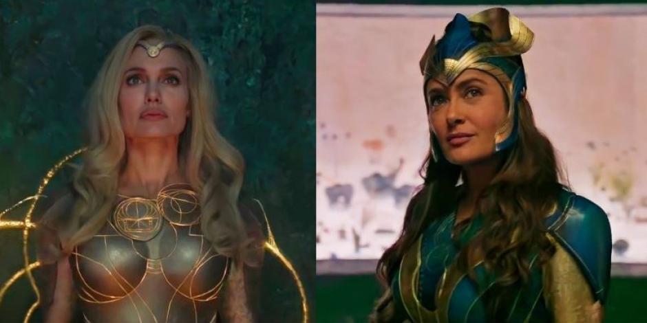 Angelina Jolie y Salma Hayek, película Marvel