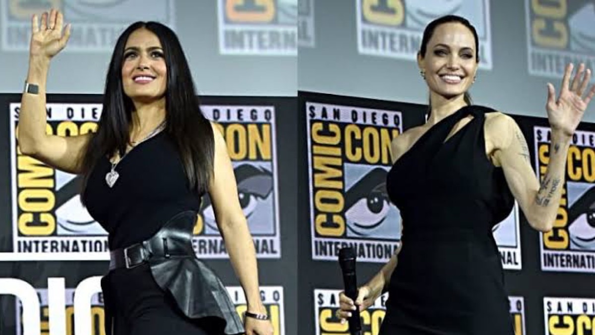 Angelina Jolie se suma a tradición mexicana durante el festejo de Salma Hayek en su cumpleaños 55