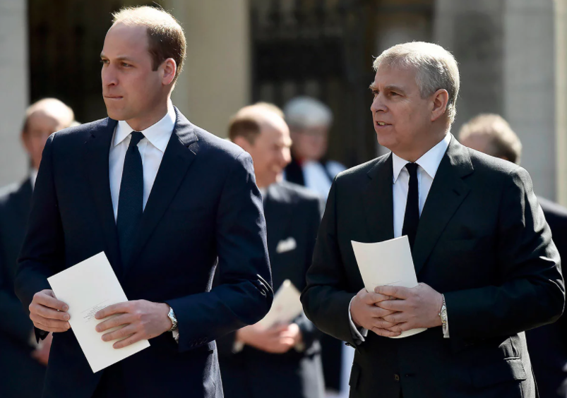 El príncipe Andrés es la persona más repudiada por el príncipe William