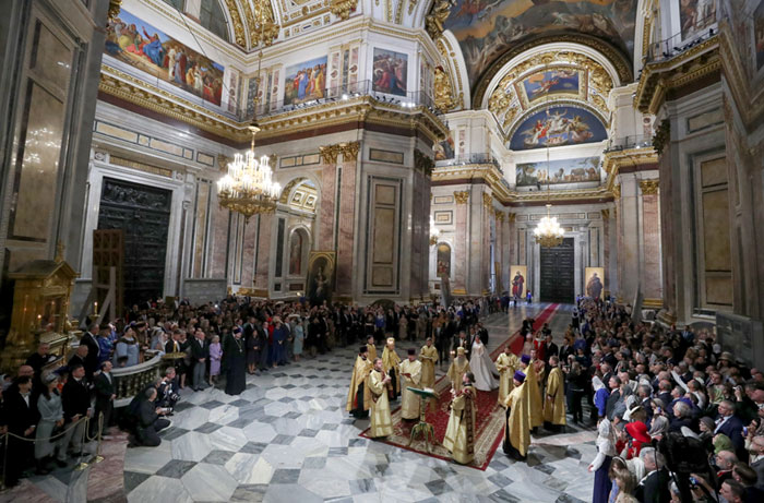 Boda real en San Petersburgo