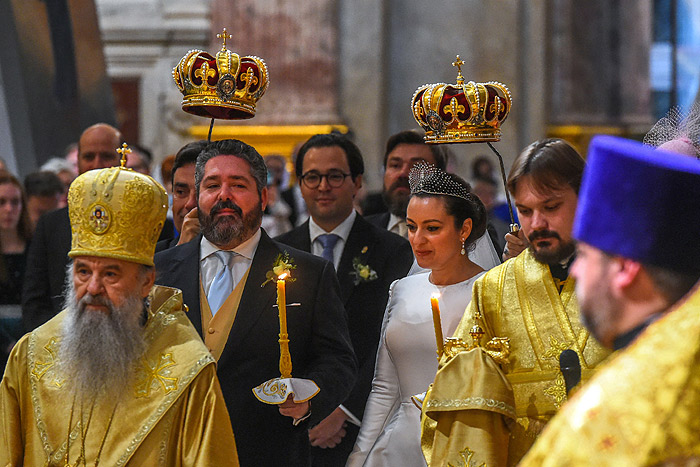 Boda real Jorge Romanov y Rebecca Bettarini