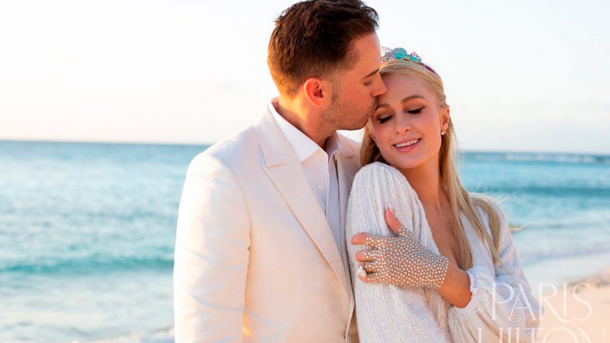 Así fue la lujosa boda de Paris Hilton y Carter Reum