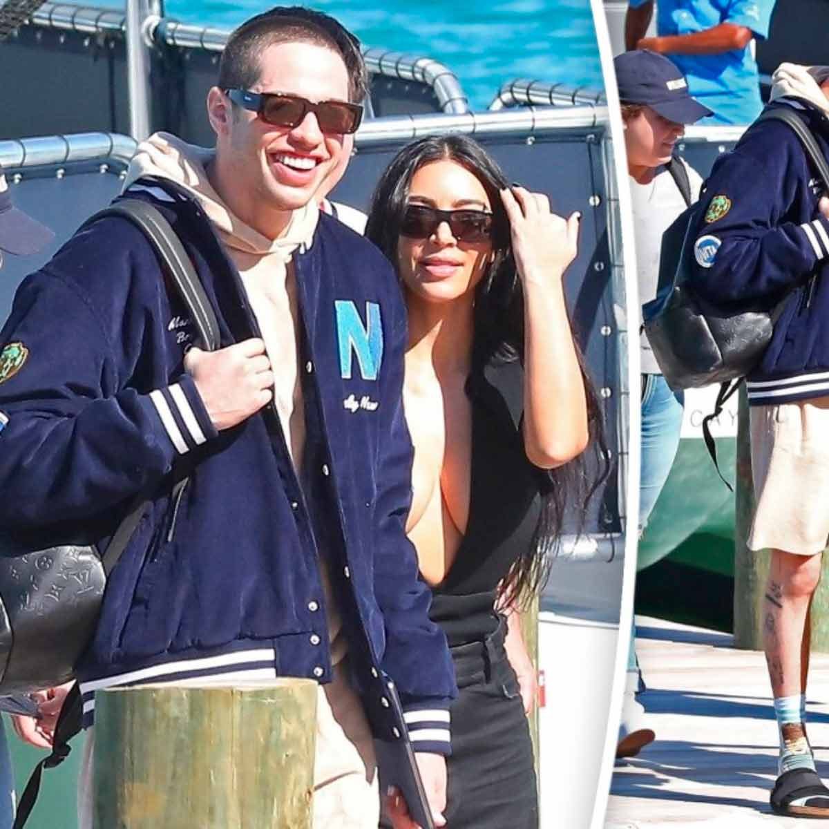 Pete-Davidson-Kim-Kardashian-en-Bahamas