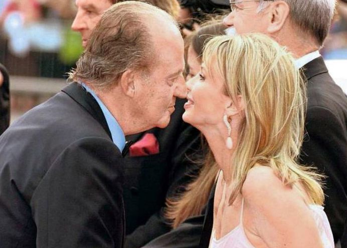 Juan Carlos y Corinna Larsen