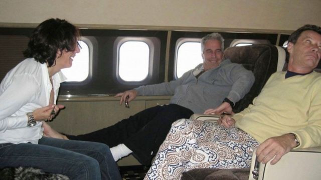 Jean-Luc Brunel y Jeffrey Epstein. 