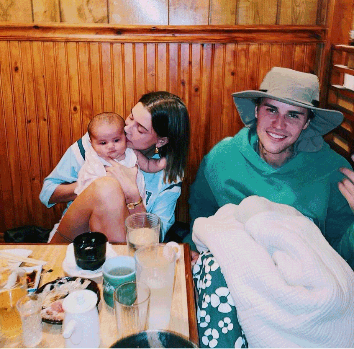 Justin y Hailey.