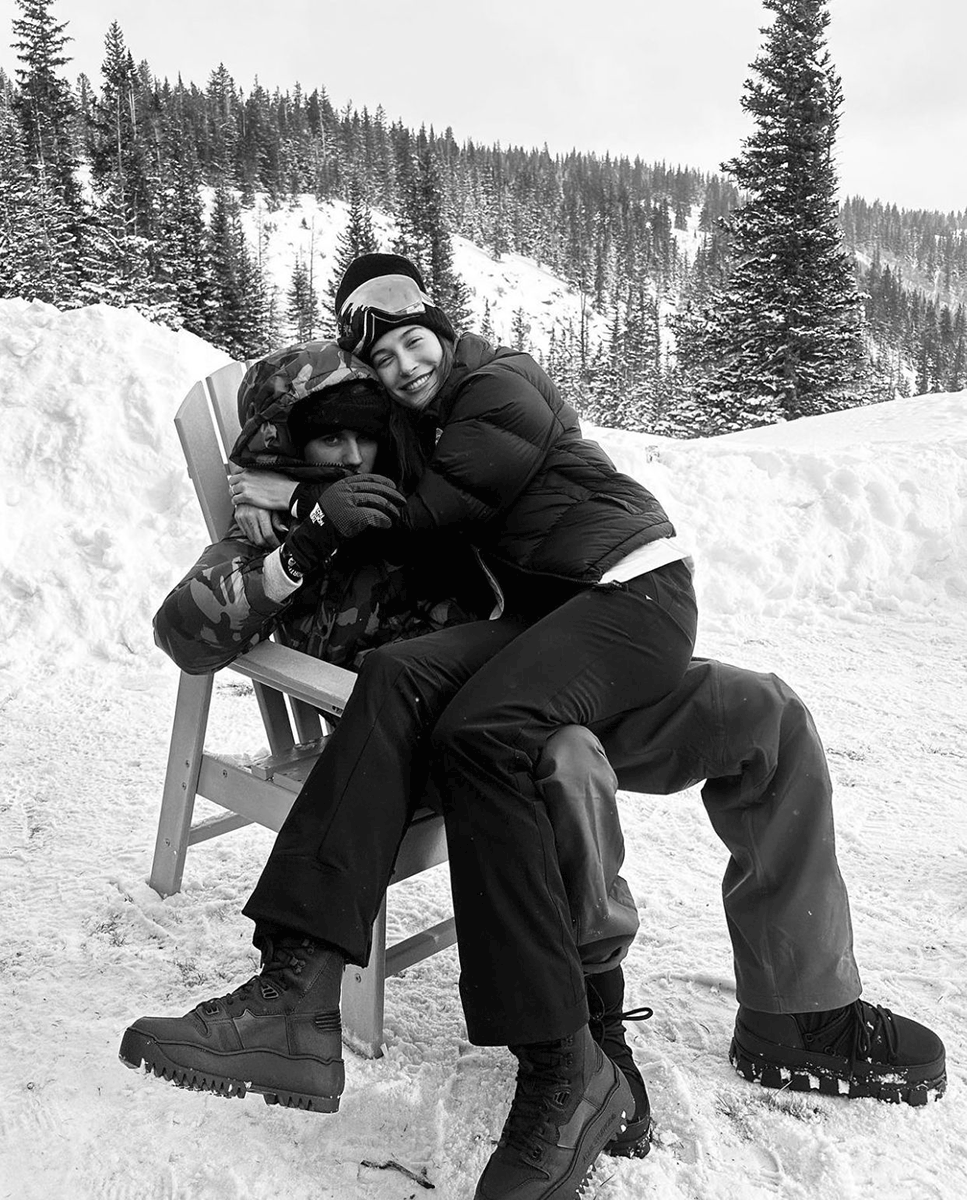 Justin y Hailey.