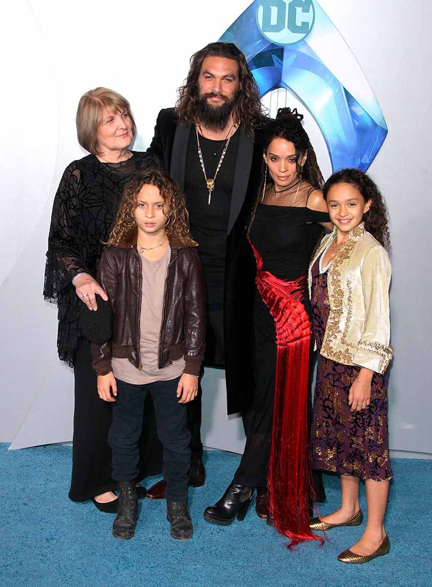 Jason Momoa, Lisa Bonet e hijos.