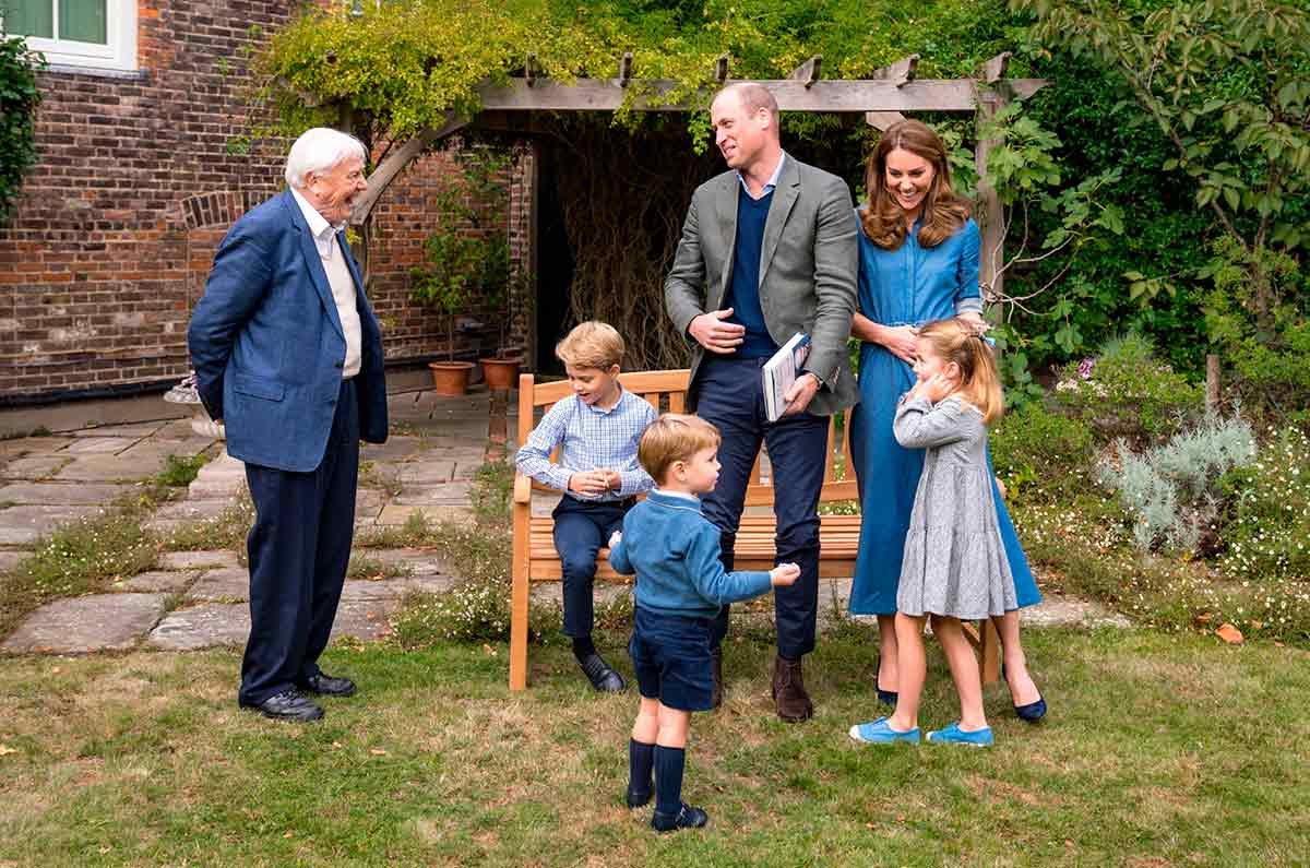 Príncipe William, Kate Middleton, George, Charlotte y Louis