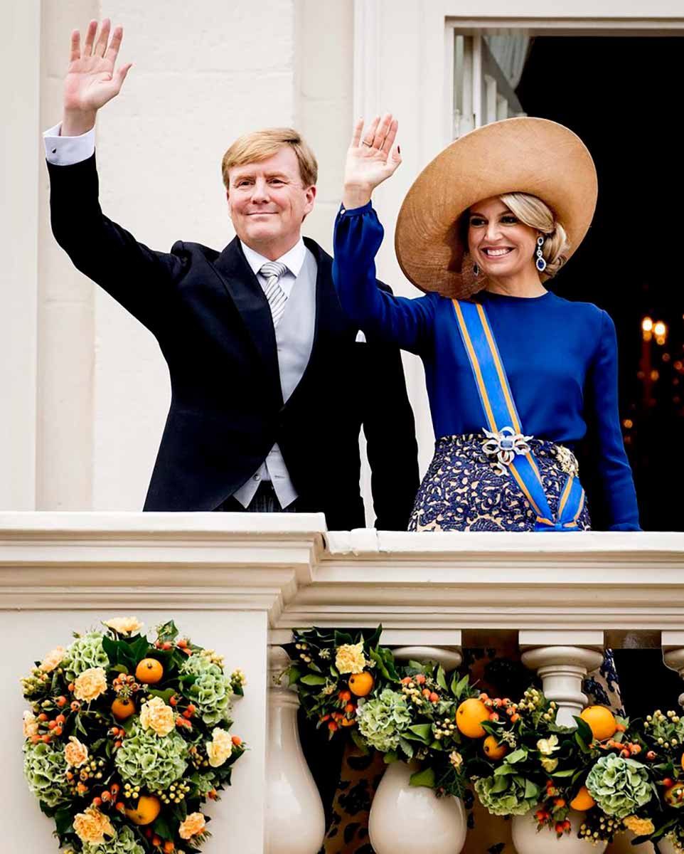 Reyes Guillermo Alejandro y Máxima de Holanda