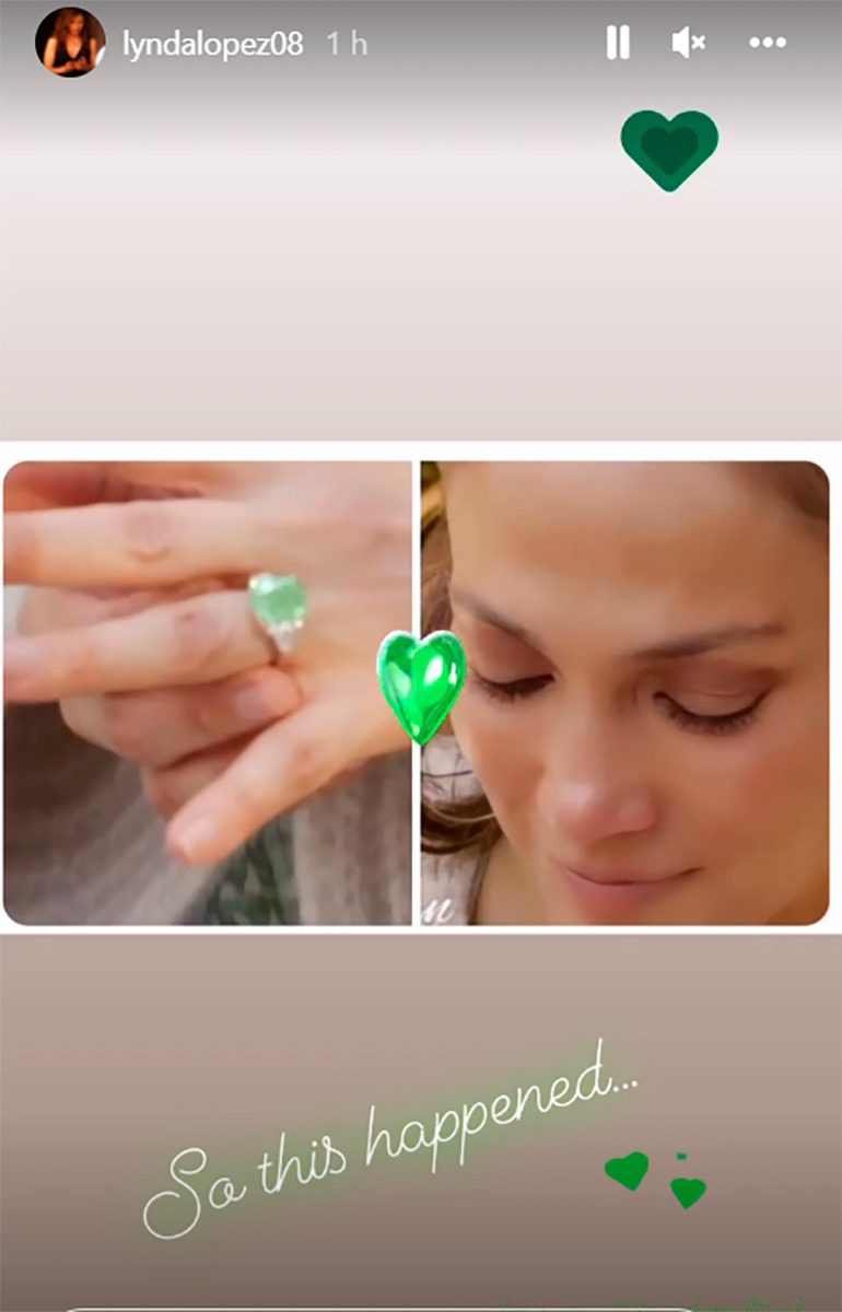 JLo anillo de compromiso