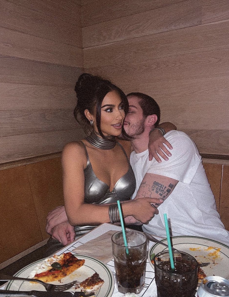 Kim kardashian con Pete Davidson