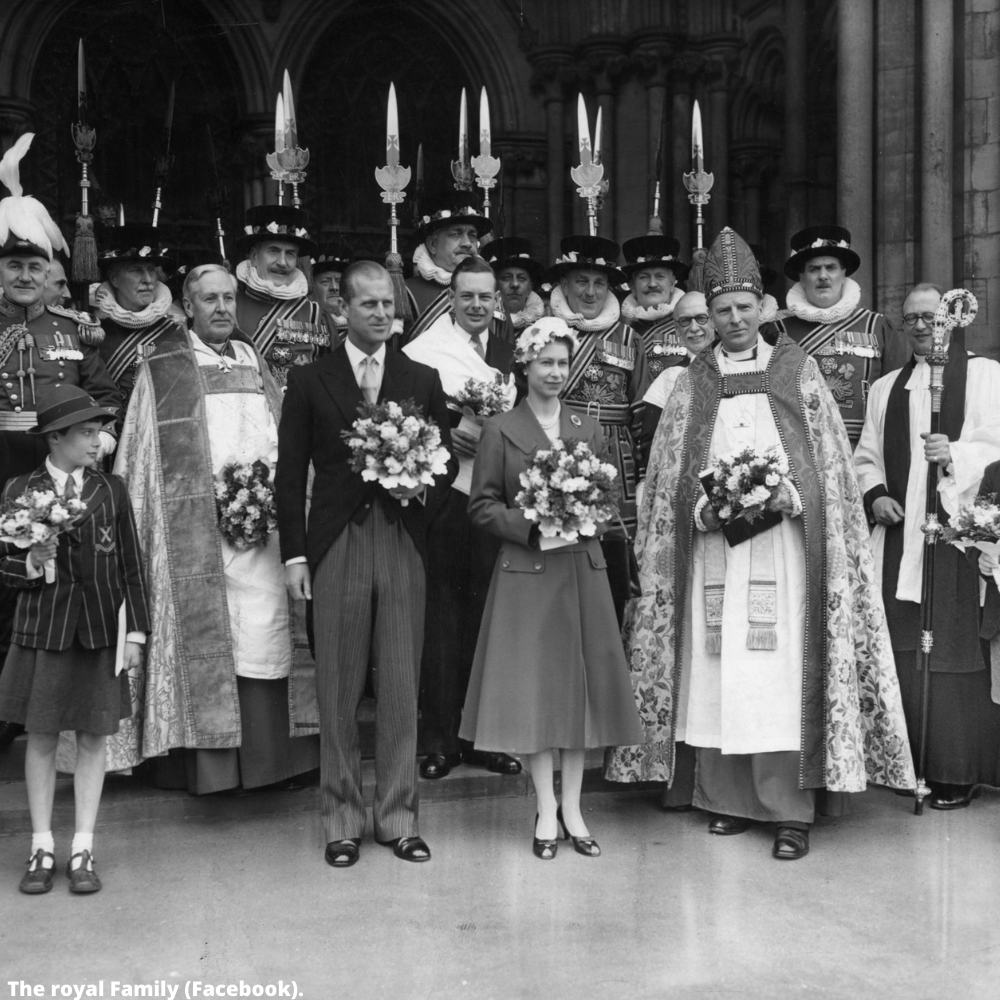 La reina Isabel y el príncipe Felipe