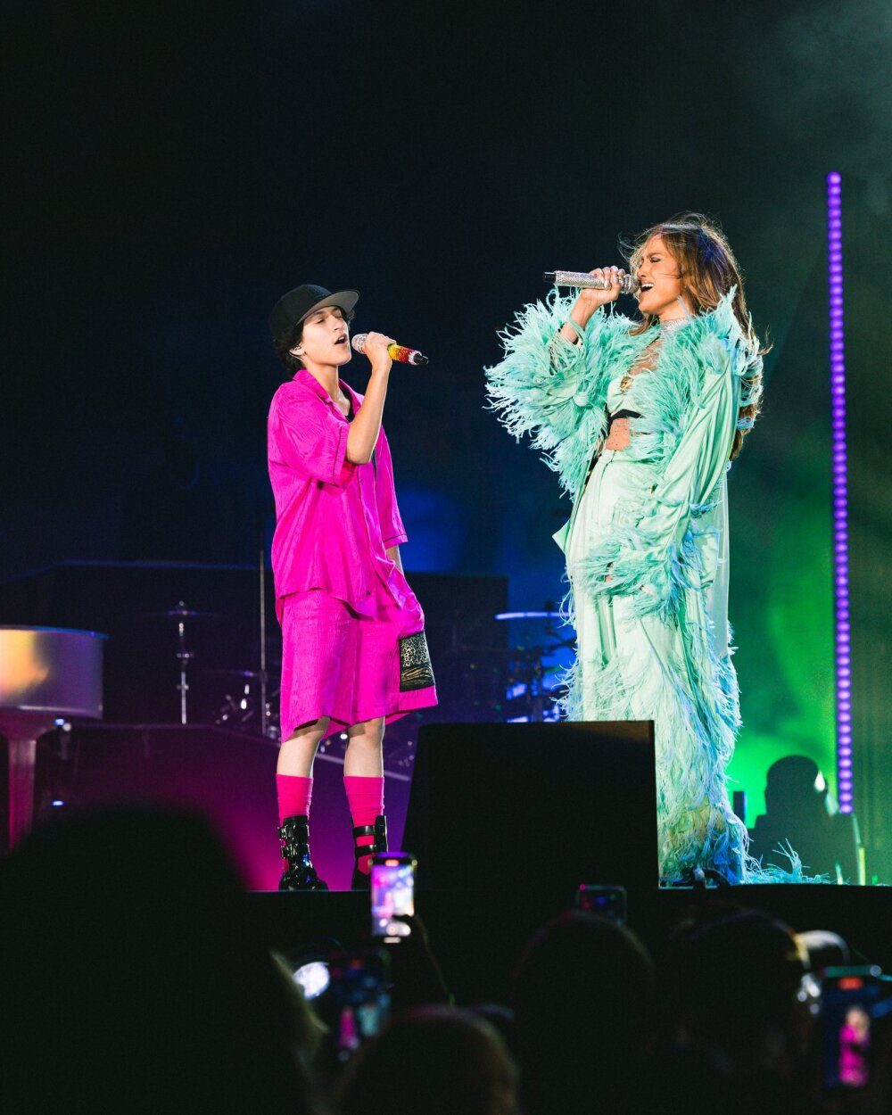 JLo canta con su hija Emme durante concierto