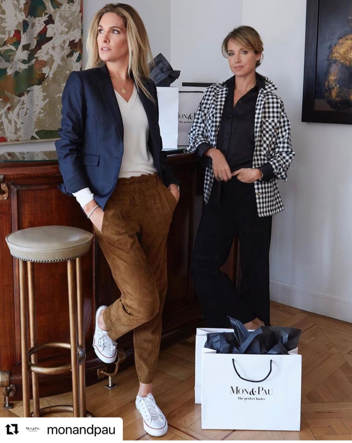 Mónica Sánchez Navarro en su boutique en Madrid