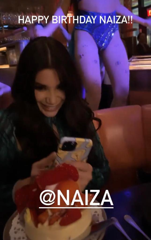 Cumpleaños de Naíza en el restaurante Sexy Fish de Miami