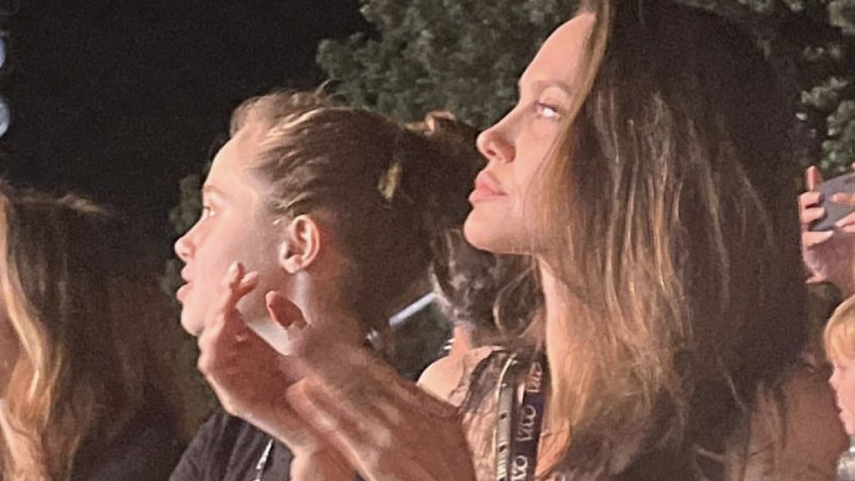 Angelina y su hija Shiloh Jolie-Pitt disfrutaron del concierto de Måneskin en Roma