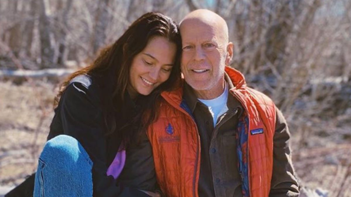 Emma Heming, esposa de Bruce Willis, procura que el actor pase divertidos momentos junto a sus hijas.