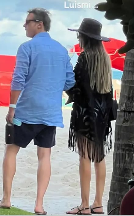 Luis Miguel es captado con misteriosa mujer. 