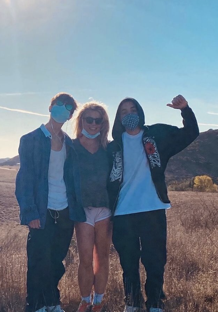 Britney Spears con sus hijos