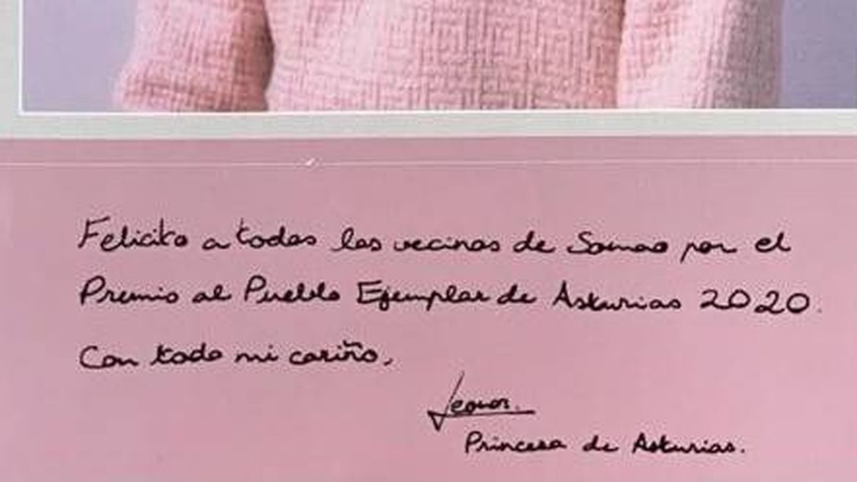 Letra princesa Leonor