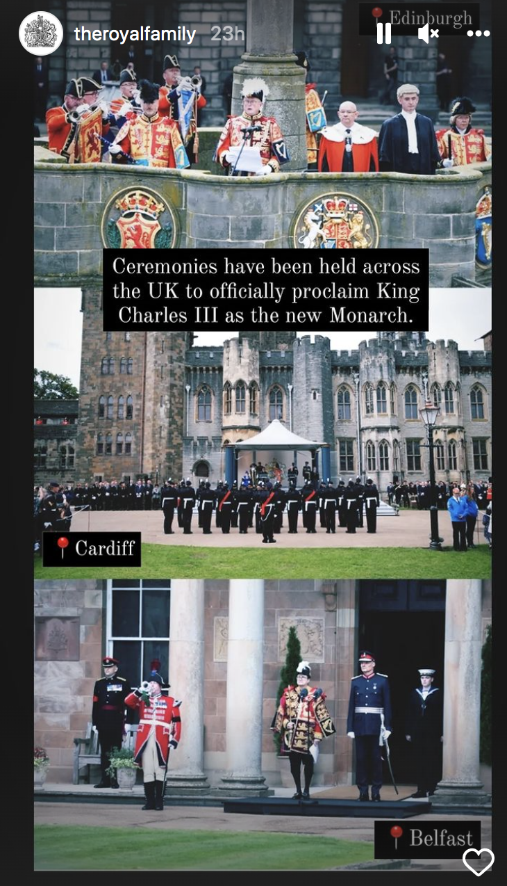 Ceremonias reina Isabel II