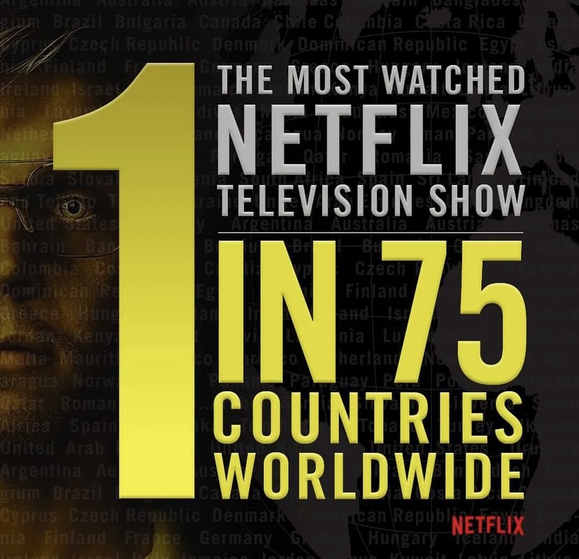 el programa de televisión de netflix más visto en 75 países en todo el mundo