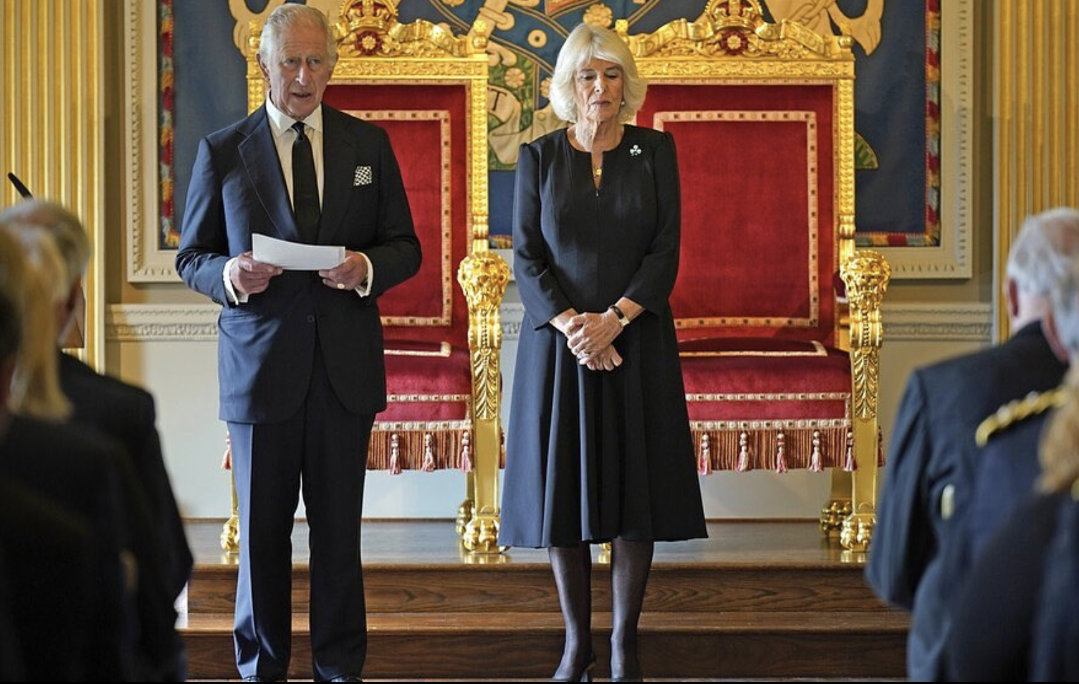 El rey Carlos III y Camila, reina consorte.