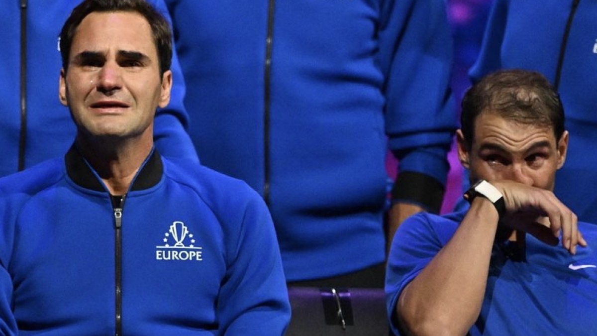Rafa Nadal despide a Roger Federer en un mar de lágrimas: “una parte de mi vida también se va”