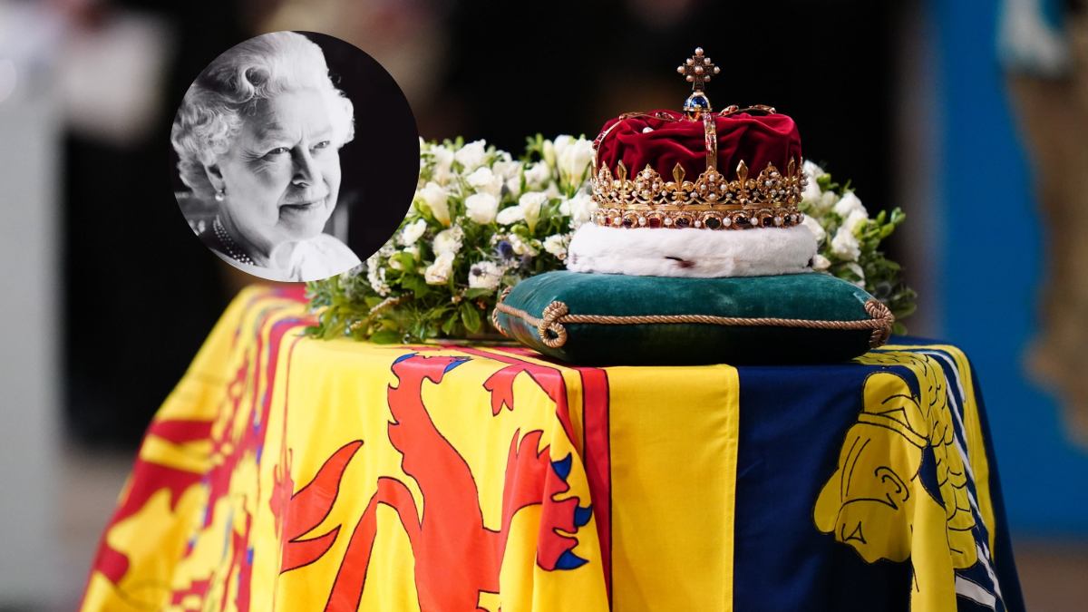 Los detalles del ataúd de la reina Isabel II.