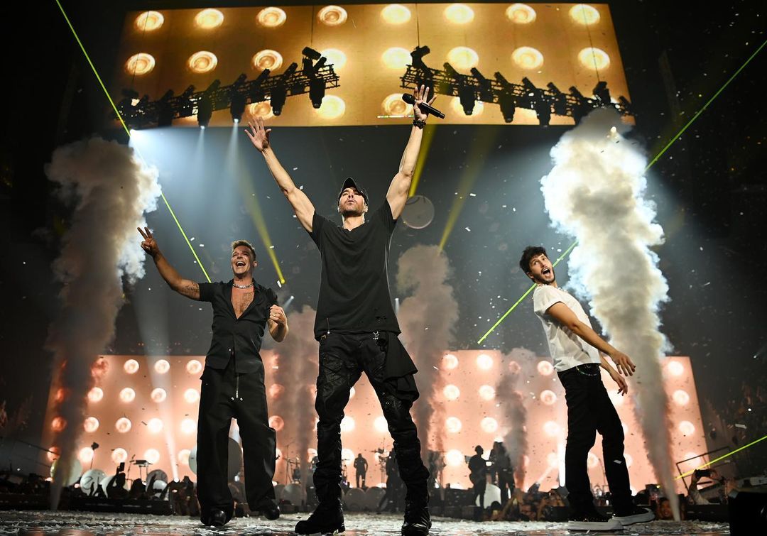 Enrique Iglesias durante concierto