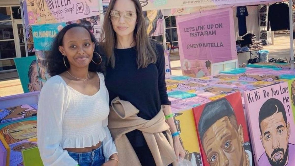 Angelina Jolie y su hija Zahara