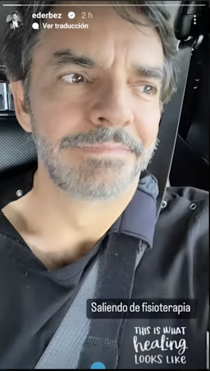 Eugenio Derbez comparte foto de su recuperación tras cirugía de hombro