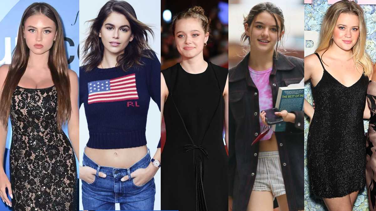 De niñas a guapas adolescentes: así lucen ahora las hijas de famosas como Angelina Jolie y Katie Holmes