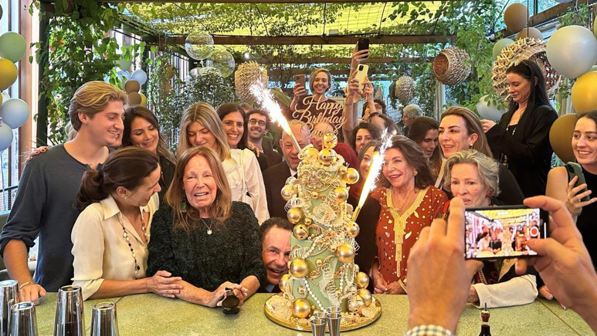 Sergio Berger celebra a Barbara Berger por sus 80 años