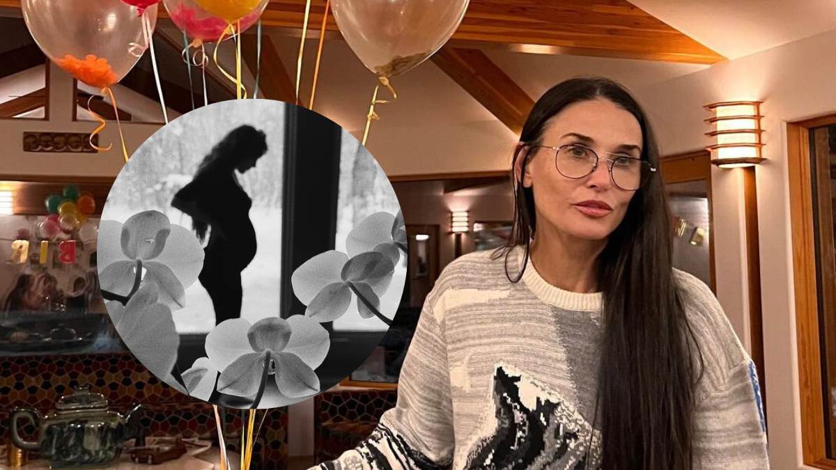 La divertida frase con la que Demi Moore festeja que Rumer Willis está embarazada y la hará abuela