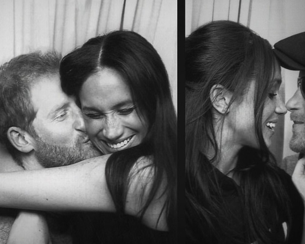 Los duques de Sussex, Meghan y Harry, compartieron sus primeras fotos como novios en documental de Netflix.