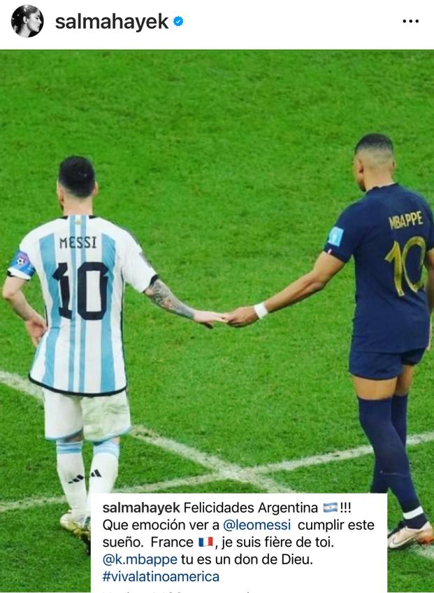 David Beckham felicita a Lionel Messi.