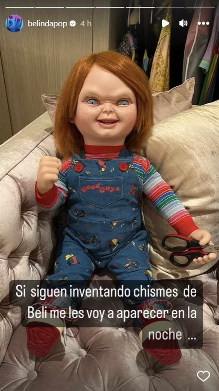 Belinda reaccionó a los rumores de noviazgo con Gonzalo Hevia.