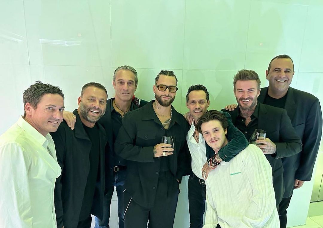 Marc Anthony tuvo padrinos de lujo, entre ellos a Carlos Slim Domit y Maluma. 