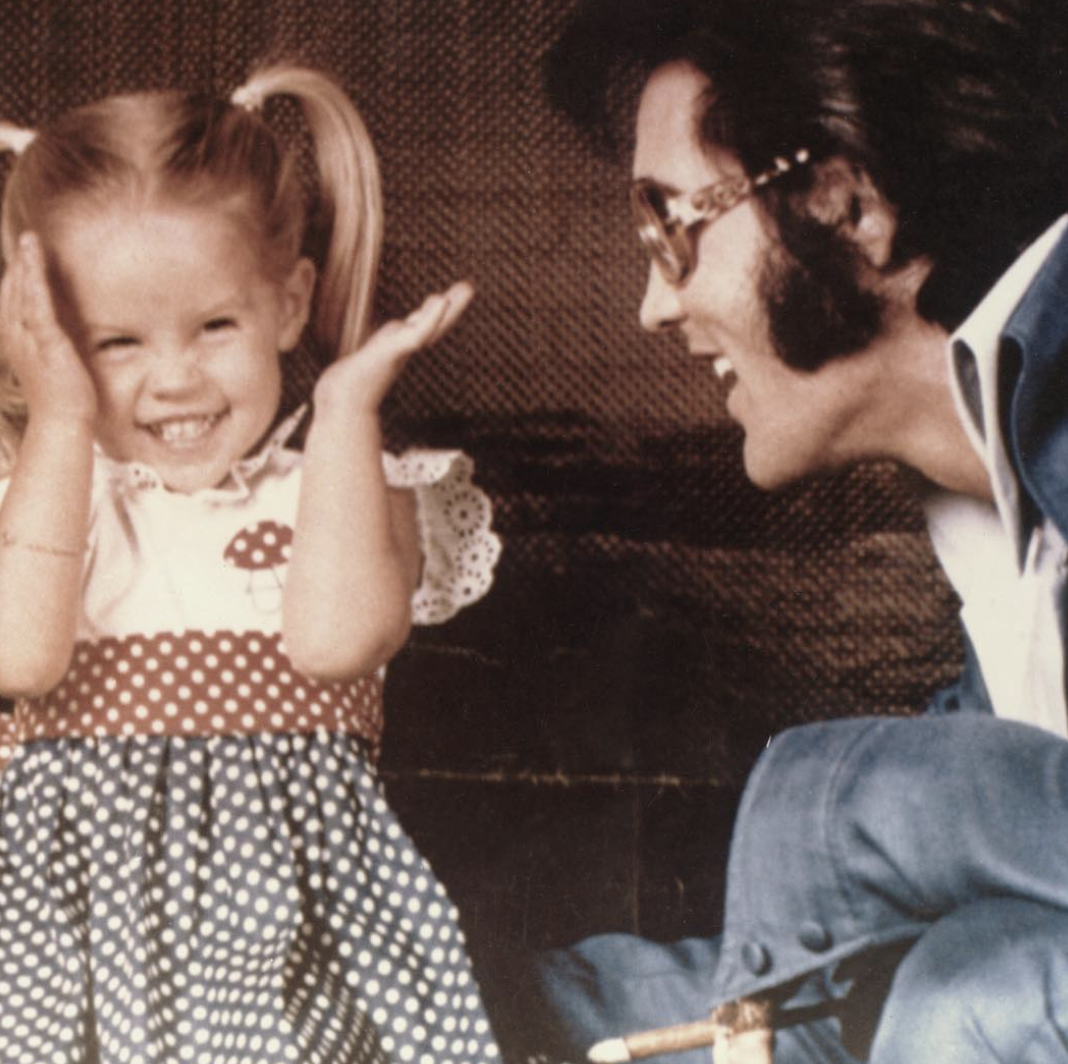 Lisa Marie y Elvis Presley