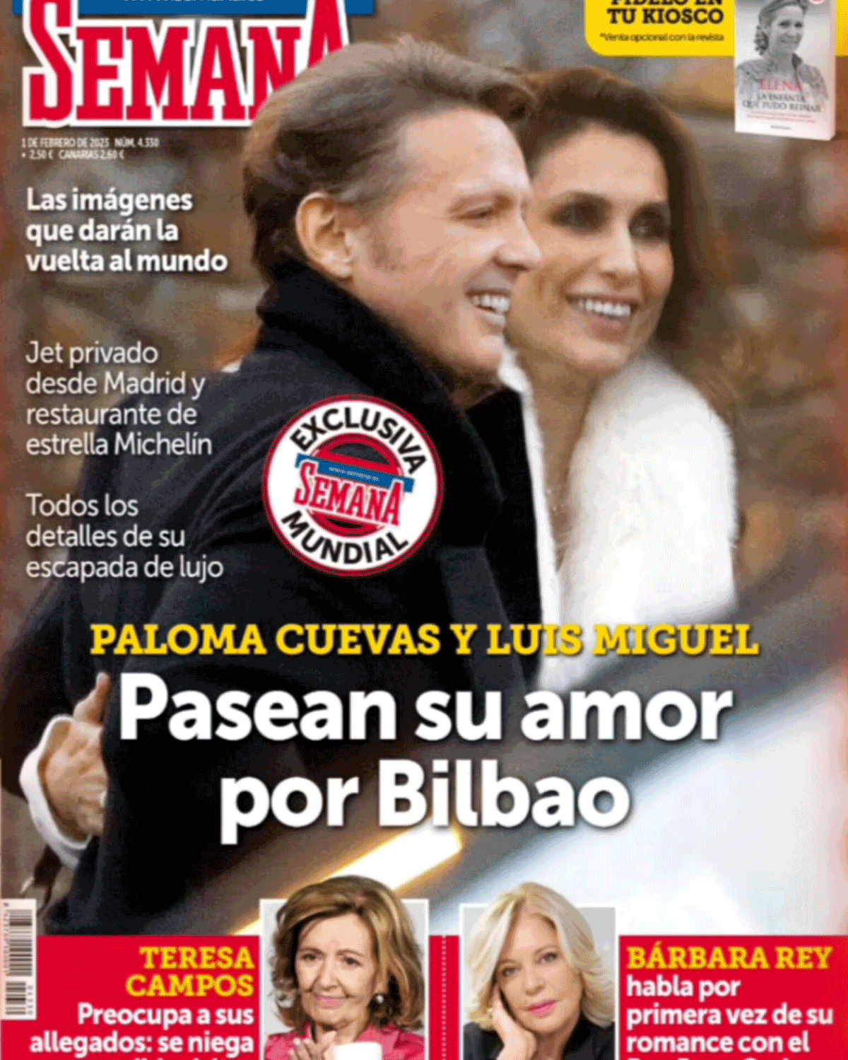 La revista Semana publicó 19 imágenes con el recorrido que la pareja hizo en Bilbao.