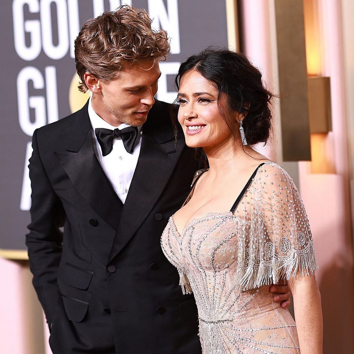 Salma Hayek y Austin Butler