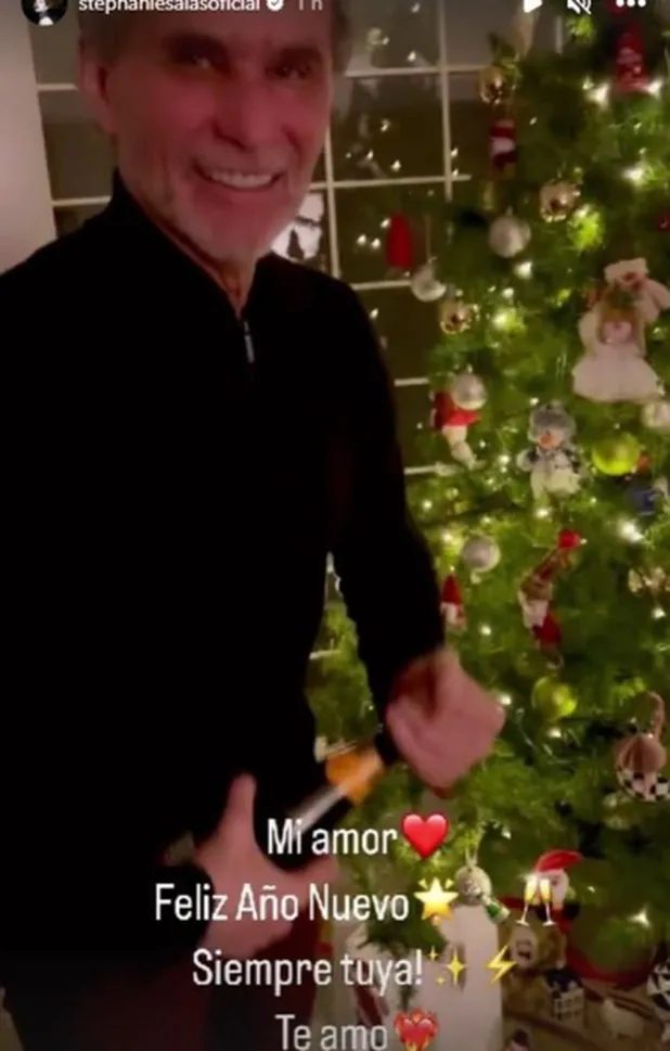 Stephanie Salas escribe mensaje romántico para Humberto Zurita por Año Nuevo 2022.