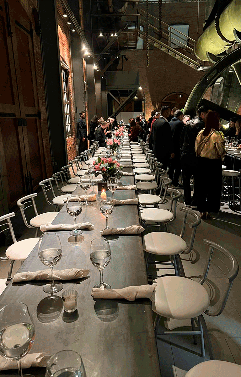 Cena en honor a Eugenio organizada por Conarte, Centro de las Artes